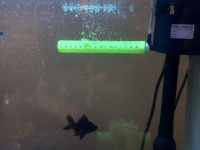 spray bar adapter powerhead hqj-700g water pump pets aquarium fish tank 3d print model - Mito3D