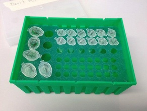 tube storagethawice boîte de pipette la biologie bio bricolage le titulaire laboratoire les outils moléculaire pcr rack science 3d print model - Mito3D