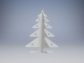 xmas tree art christmas gift 3d print model - Mito3D