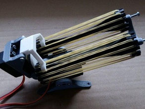 rubber band gun robotics 3d print model - Mito3D