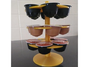 cápsulas de café dolce gusto apoyo cocina comedor cápsula titular nescafé agua 3d print model - Mito3D