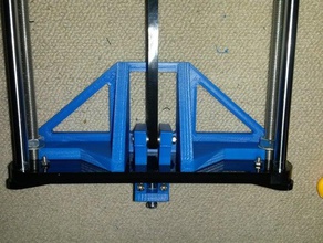 anet a6 front frame brace 3d printer parts 3d print model - Mito3D