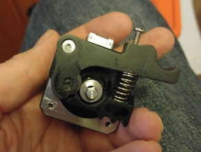 wanhao i3 adjustable tension extruder lever press fit feeder cover 3d printer parts 3d print model - Mito3D