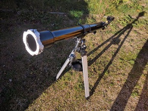 telescopio solar filtro caso de la física astronomía 100mm 3d print model - Mito3D
