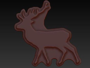 los ciervos esculturas 3d print model - Mito3D