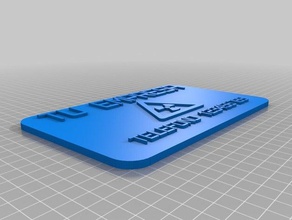tu empresa radi signos logotipos personalizado 3d print model - Mito3D