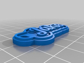 jake Schlüsselanhänger angepasst 3d print model - Mito3D
