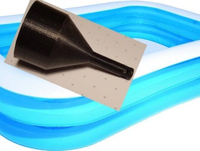 personnalisable piscine matelas d'air deflater aspirateur sport à l'extérieur le camping déflateur sports 3d print model - Mito3D