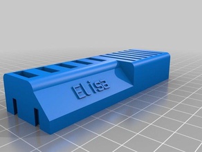 meine kundengebundene usb-stick, sd-card-Halter elisa - Organisation 3d print model - Mito3D