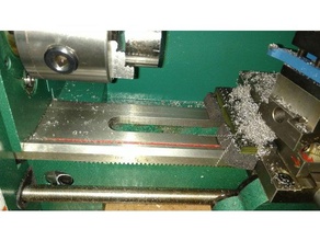 7x12 mini torno forma ferroviário chip protetor de escova monta partes 3d print model - Mito3D