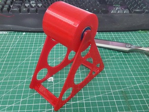 simple filament holder spool extendable universal skateboard ball bearing v10 3d printer accessories 3d print model - Mito3D