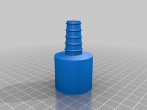 tubo adaptador de ponta mangueira diy personalizado 3d print model - Mito3D
