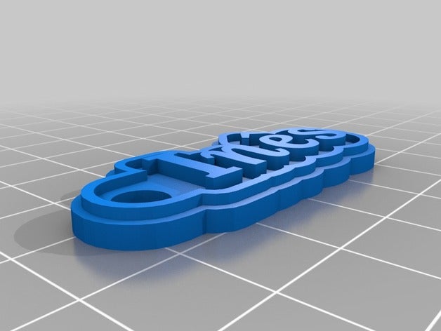 in&ecircs Schlüsselanhänger angepasst 3D print model - Mito3D