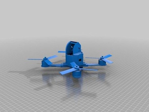 210 x-drone full frame rc vehicles 3d print model - Mito3D