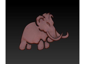 3 Mammut Skulpturen 3d print model - Mito3D