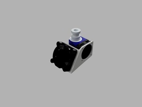 e3d v6 duto do ventilador de 40 mm a impressora extrusoras 3d print model - Mito3D