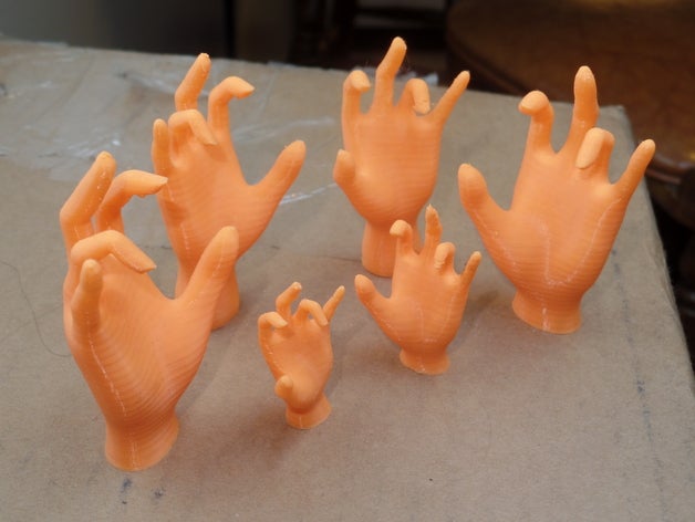 Hände 3d drucken Anatomie arm Körper Körperteile Finger menschlichen 3D print model - Mito3D