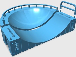doigt conseil d'administration de définir les deux modules jeux la touche du manche planche à roulettes skate-board techdeck tech deck 3d print model - Mito3D
