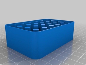 24 6x4 bateria aa caso de topo recipientes personalizado 3d print model - Mito3D