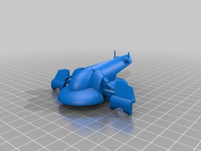 firespray jogos boba fett miniatura escravo contrabandista estrela guerras x-wing 3d print model - Mito3D