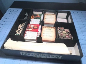 arkham horror lcg card tray unsleeved games 3d print model - Mito3D