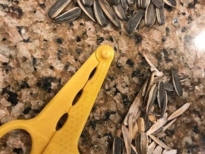 sunflower seeds cracker hand tools nutcracker 3d print model - Mito3D
