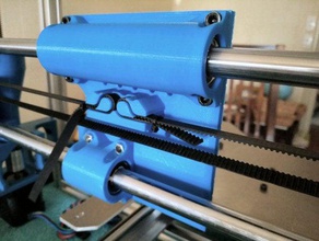 12mm lm12uu bearing holder lulzbot taz 6 3d printer parts 3d print model - Mito3D