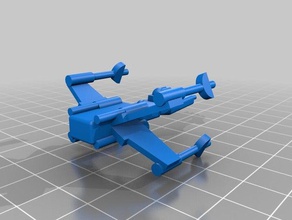 xy-wing jeux miniature étoiles laid les guerres x-wing 3d print model - Mito3D