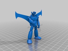 mazinger models 3d printer build cartoon diarama easy future japanese animation miniature miniatures robot science scifi snapfit snap together space spaceship tinker 3d print model - Mito3D