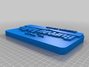 mon personnalisés zzz 3d l'impression 3d print model - Mito3D