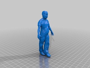 hombre viejo 3d la impresión euihwan humanos masculino escultura 3d print model - Mito3D