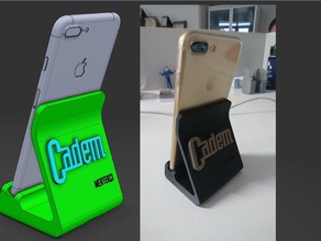 7 iphone plus stand - metin düzenleyebilirsiniz mobil 3d print model - Mito3D