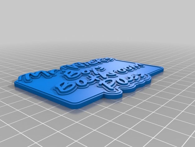 boys bathroom keychains customized 3D print model - Mito3D