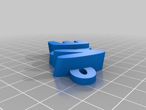 vye keychains customized 3d print model - Mito3D