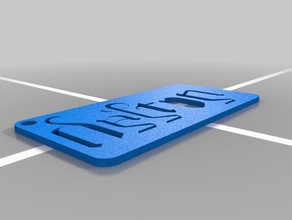 daltons key chain 3d printing 3d print model - Mito3D