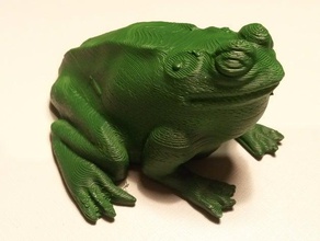 bull Frosch ochsenfrosch Tiere box container geocache geocaching ausblenden 3d print model - Mito3D