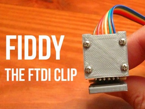 fiddy ftdi clipe eletrônica 3d print model - Mito3D
