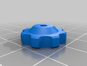 m3 bed thumbwheel molette plateau prusa i3 3d printer accessories leveling 3d print model - Mito3D