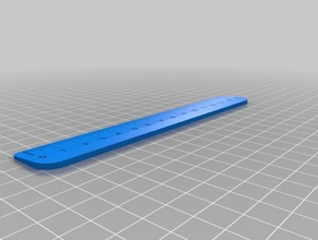 ruler 15 cm tools mesure mesuring regle 3d print model - Mito3D