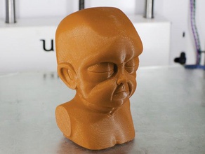 creepy baby bust sculptures 3d print model - Mito3D
