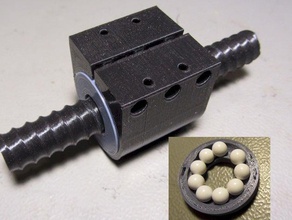 ball screw nut engineering 3d print model - Mito3D