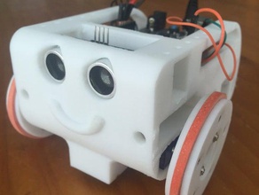 Bay 3 9g servo robot tahrik Robotik adafruit renk sensörü arduino genuino hc-sr04 3d print model - Mito3D