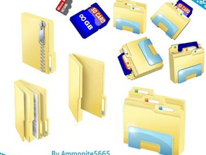 windows file explorer folders sd card holders 3d printing art micro microsoft 3d print model - Mito3D