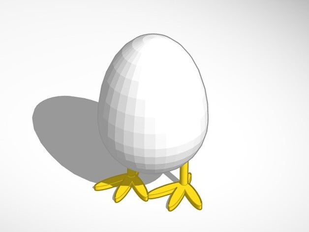 bebek civciv yumurtadan diğer 3D print model - Mito3D