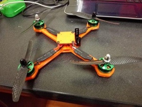acendeu-af acro 5inch fpv quad brinquedos & games 5 polegadas acrobacia rápido mini quadcopter 3d print model - Mito3D