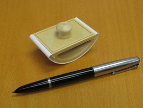 rocker blotter office fountain pen pens writing 3d print model - Mito3D