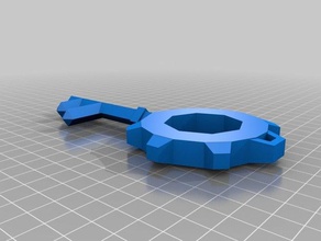 zelda twilight princess small key props 3d print model - Mito3D