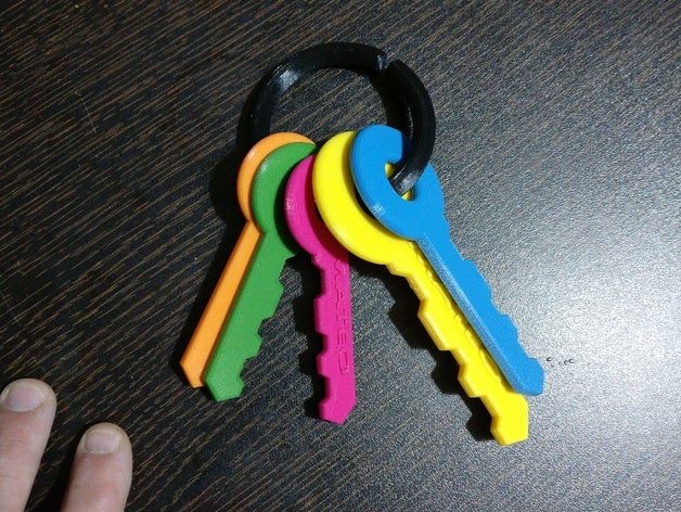 baby-Spielzeug-Schlüsselanhänger Spiel - Zubehör baby-Spielzeug 3D print model - Mito3D