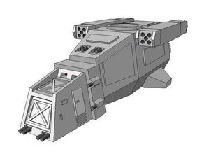 sw dx-9 stormtrooper taşıma 3d baskı pc oyun scifi uzay gemisi star wars ittifak x-wing yıldız kravat-avcı starship masa üstü 3d print model - Mito3D