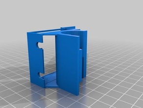 screwless fan robo 3d air blocker v3 printer parts robo3d mount r1 plus 3d print model - Mito3D